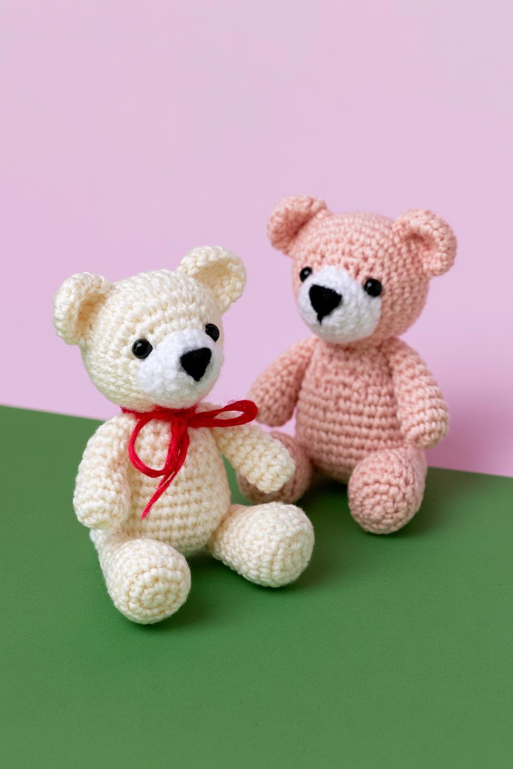 Klassisches Teddybären-Duo