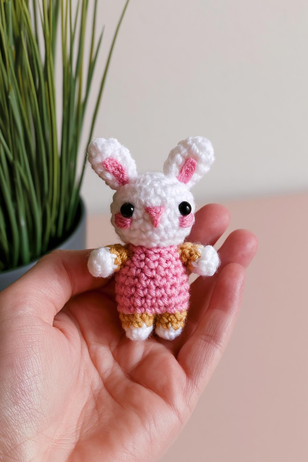 Mini-Häschen für die Handfläche