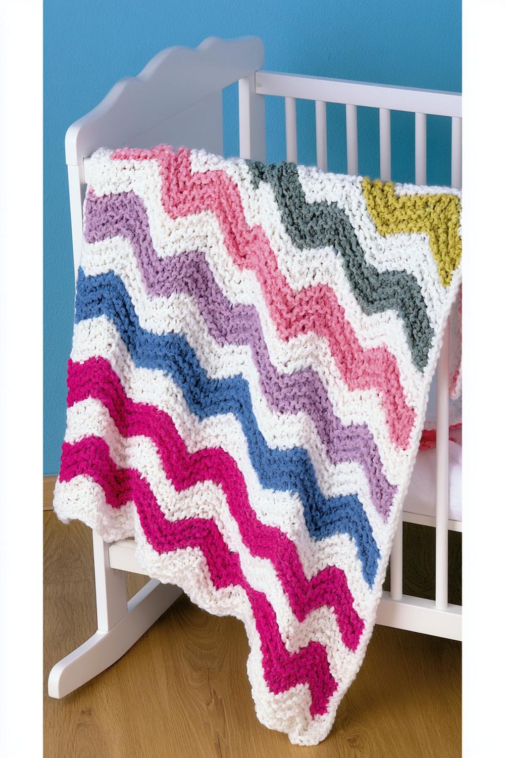 Fröhliches Chevron-Design