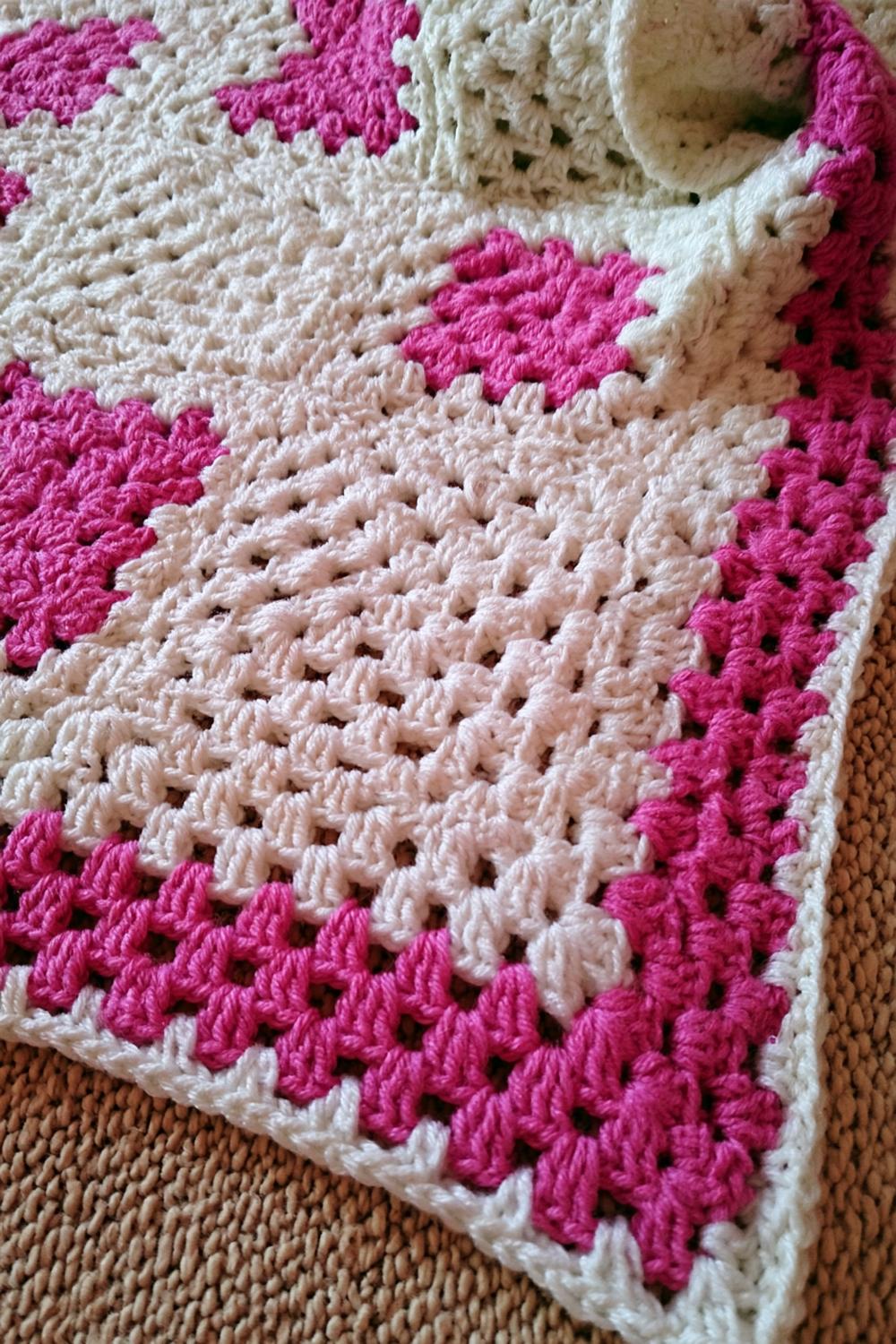 Klassische Granny Square Technik