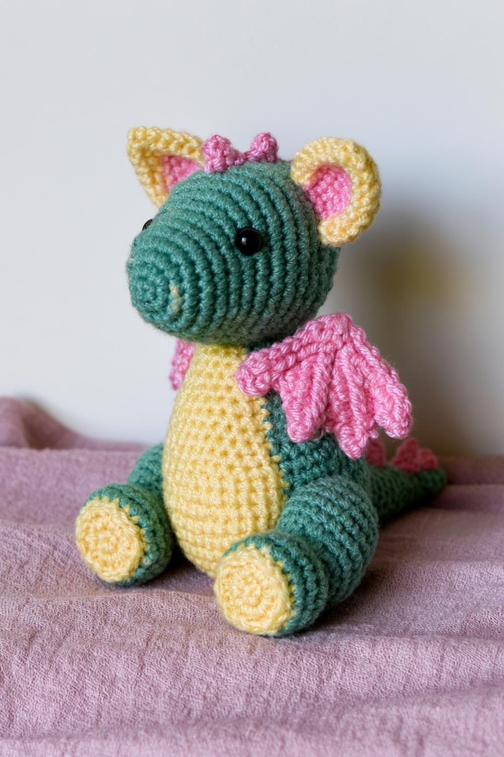 Bunter Blüten-Drache