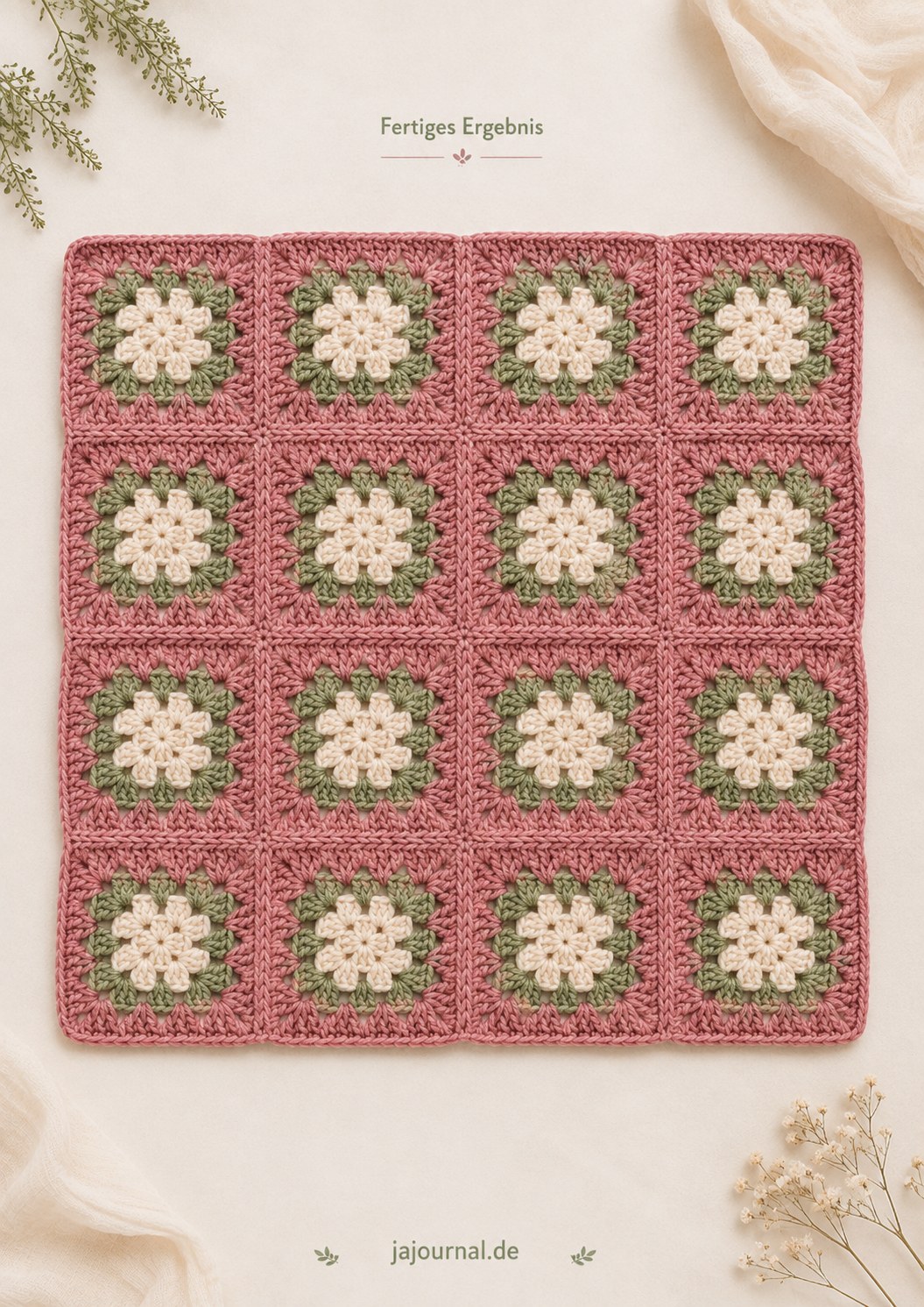 Granny Squares Beim Häkeln Verbinden - Die Join - As - You