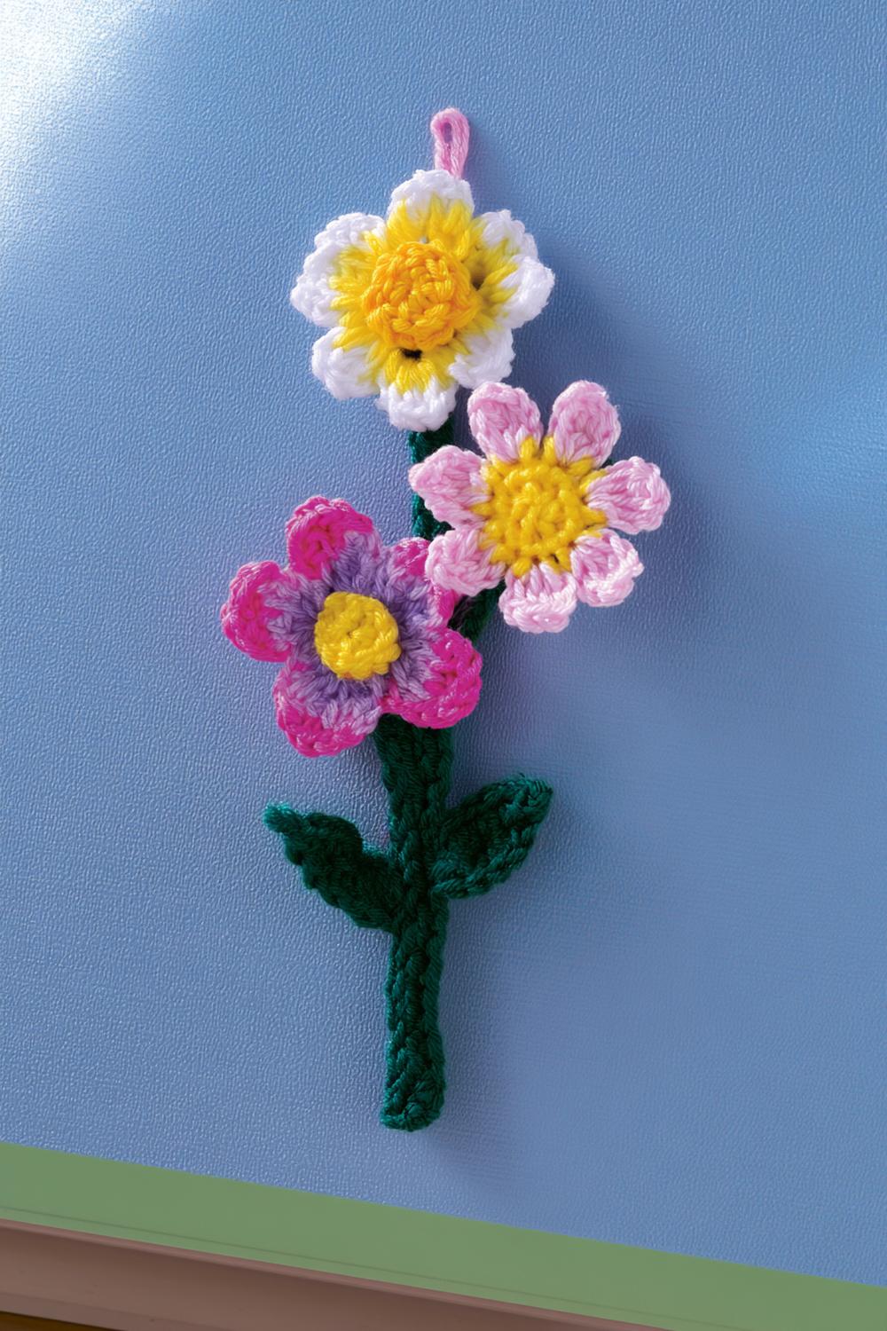 Farbenfrohe Blüten-Anhänger