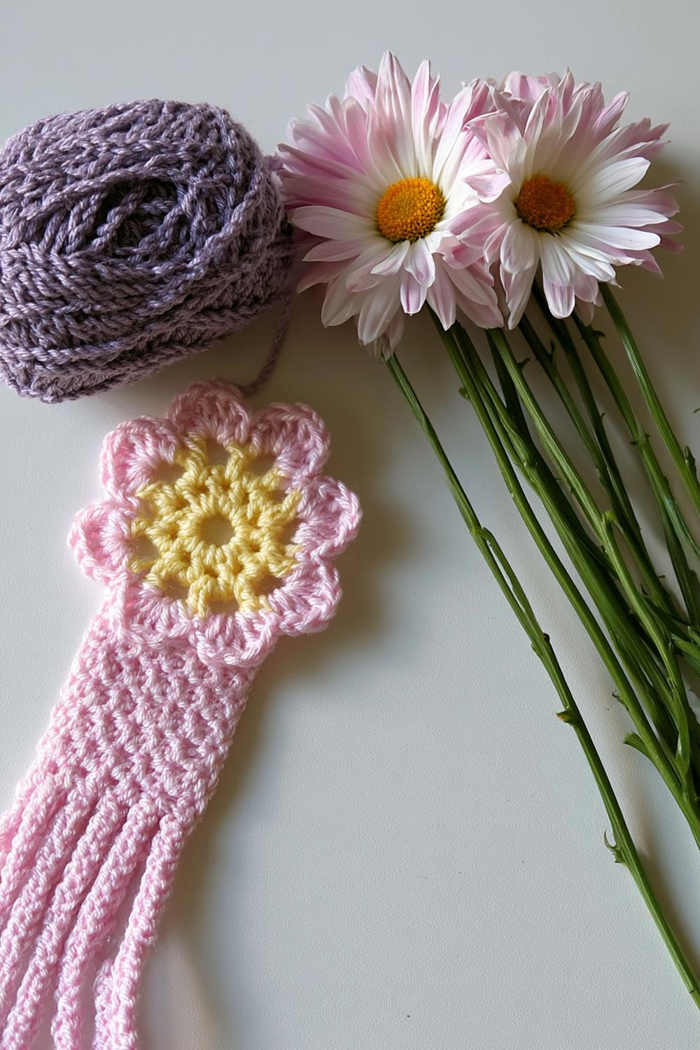 Romantisches Blüten-Design mit Fransen