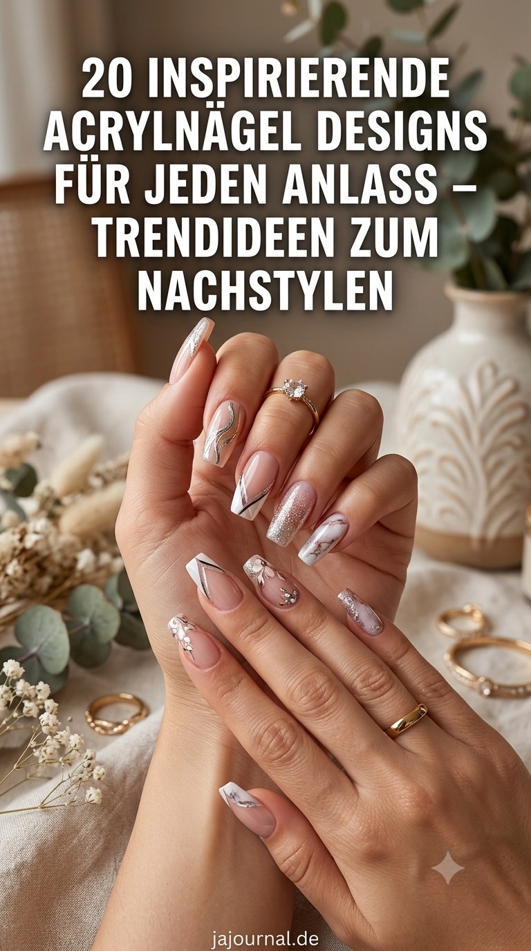 20 Inspirierende Acrylnägel Designs Für Jeden Anlass – Trendideen Zum Nachstylen