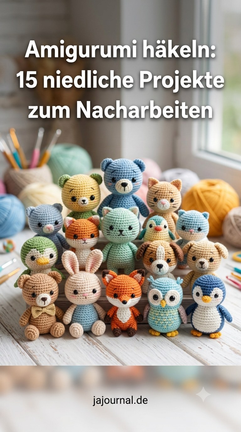 Amigurumi häkeln: 15 niedliche Projekte zum Nacharbeiten
