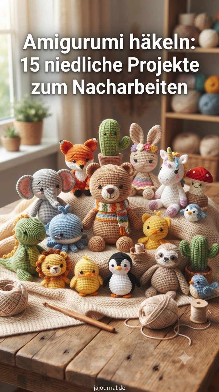 Amigurumi häkeln: 15 niedliche Projekte zum Nacharbeiten