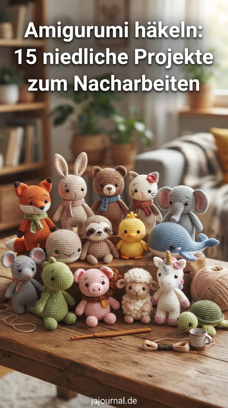 Amigurumi häkeln: 15 niedliche Projekte zum Nacharbeiten