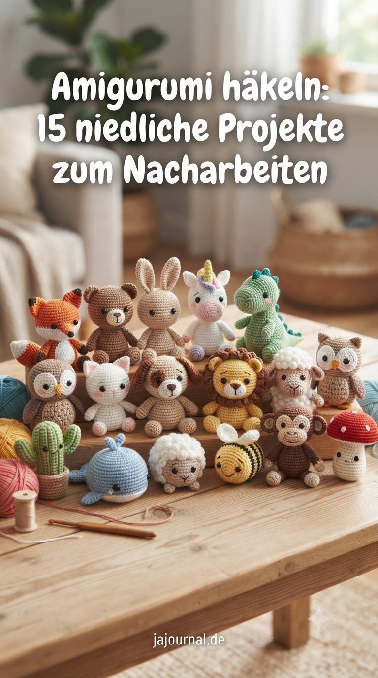 Amigurumi häkeln: 15 niedliche Projekte zum Nacharbeiten