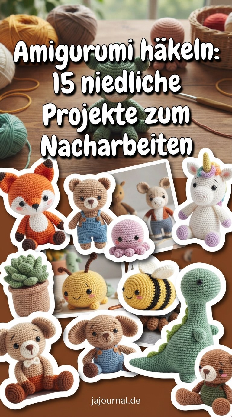 Amigurumi häkeln: 15 niedliche Projekte zum Nacharbeiten