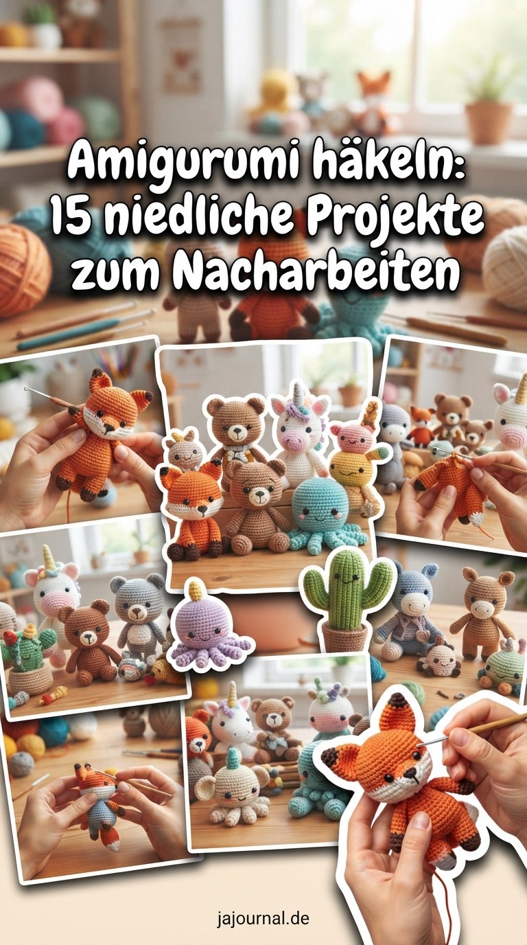 Amigurumi häkeln: 15 niedliche Projekte zum Nacharbeiten