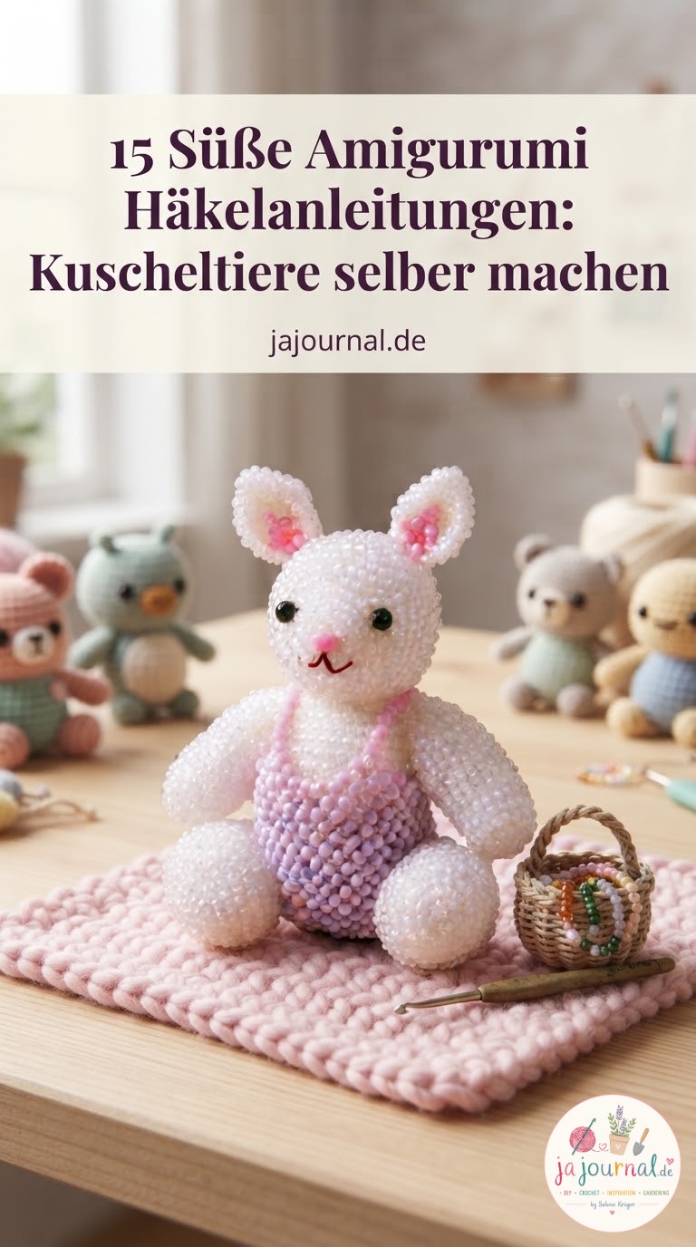 15 Süße Amigurumi Häkelanleitungen: Kuscheltiere selber machen