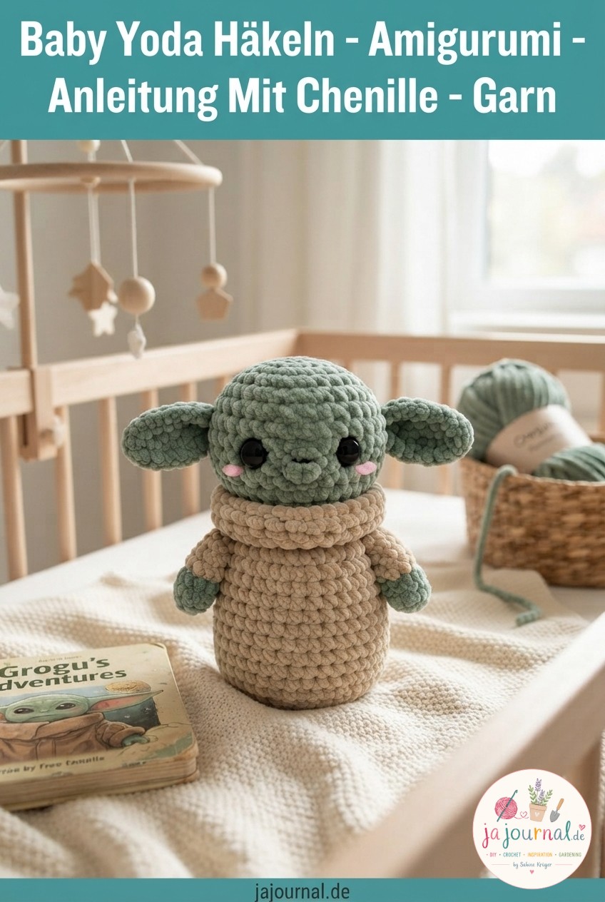 Baby Yoda Häkeln - Amigurumi - Anleitung Mit Chenille - Garn