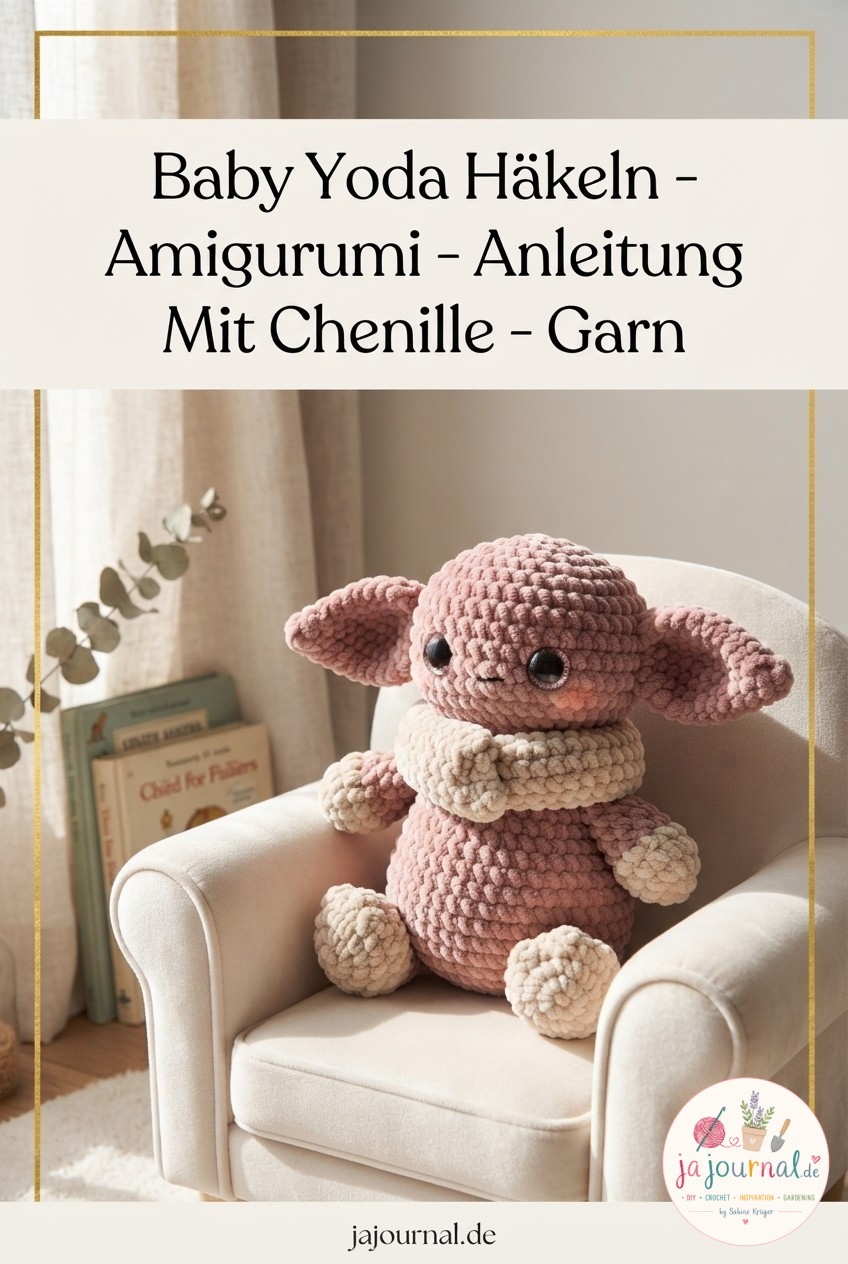 Baby Yoda Häkeln - Amigurumi - Anleitung Mit Chenille - Garn