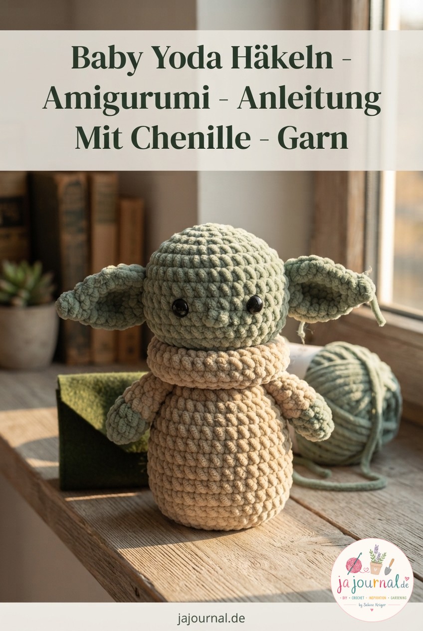 Baby Yoda Häkeln - Amigurumi - Anleitung Mit Chenille - Garn