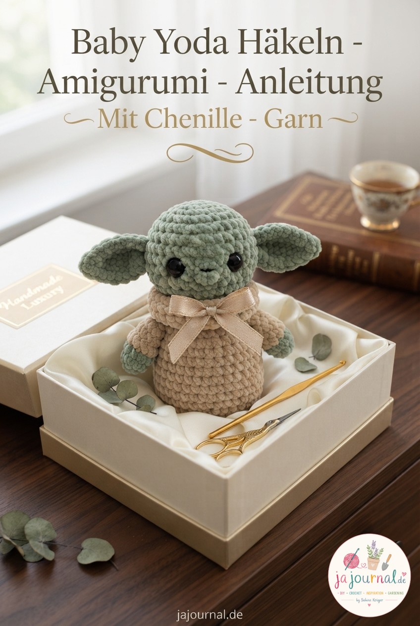 Baby Yoda Häkeln - Amigurumi - Anleitung Mit Chenille - Garn