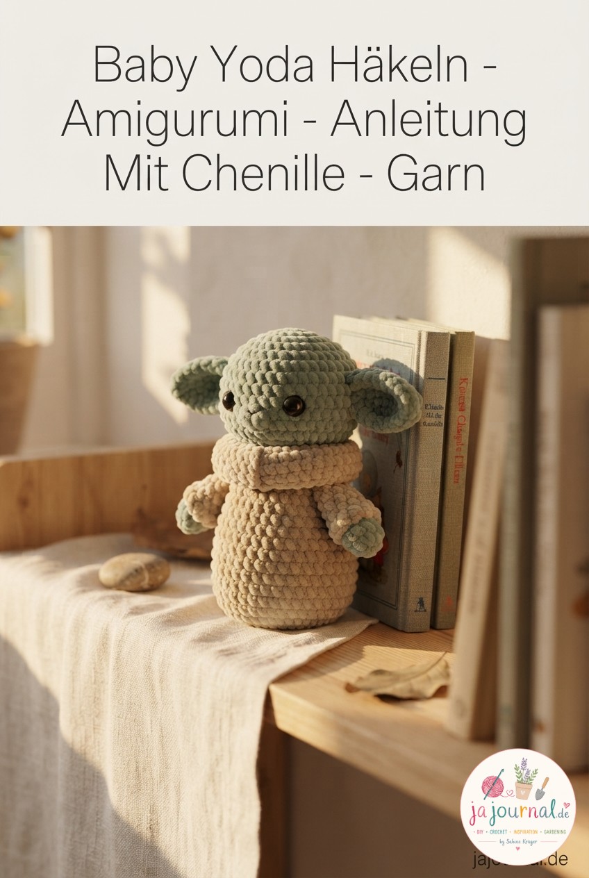 Baby Yoda Häkeln - Amigurumi - Anleitung Mit Chenille - Garn
