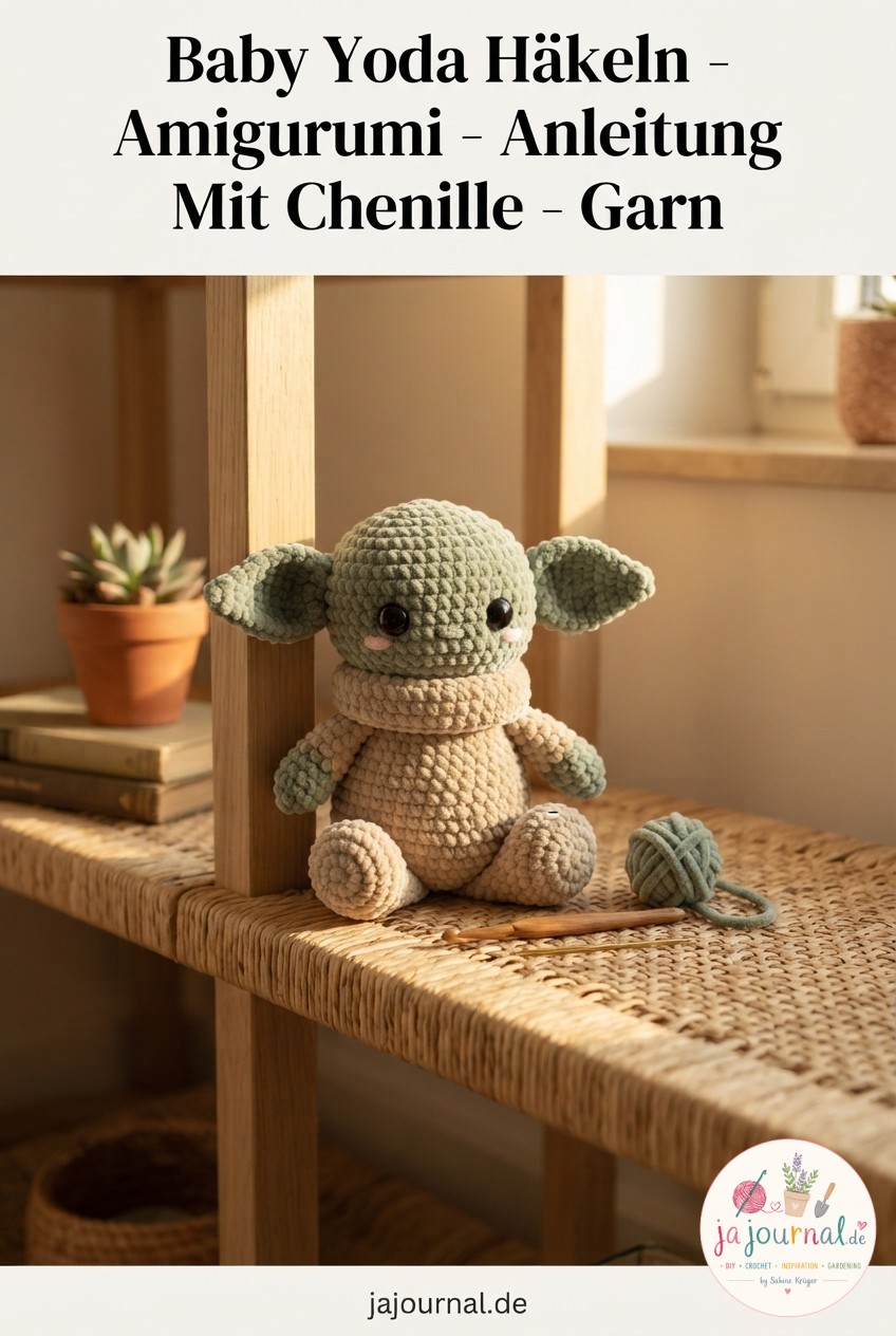 Baby Yoda Häkeln - Amigurumi - Anleitung Mit Chenille - Garn