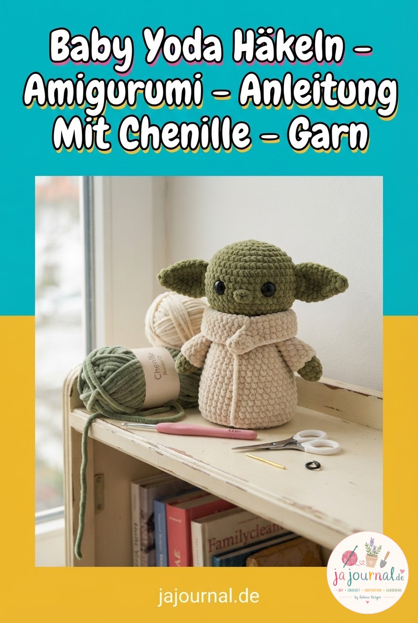 Baby Yoda Häkeln - Amigurumi - Anleitung Mit Chenille - Garn