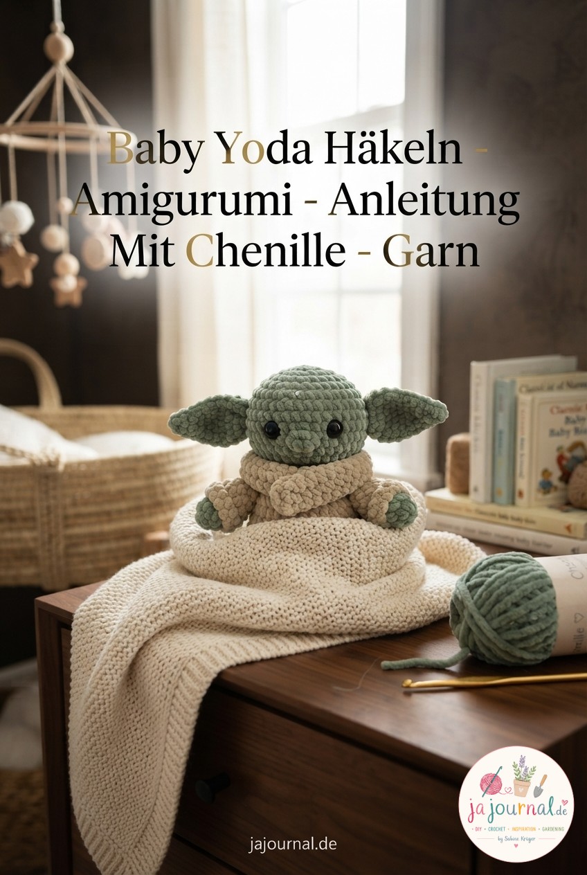 Baby Yoda Häkeln - Amigurumi - Anleitung Mit Chenille - Garn