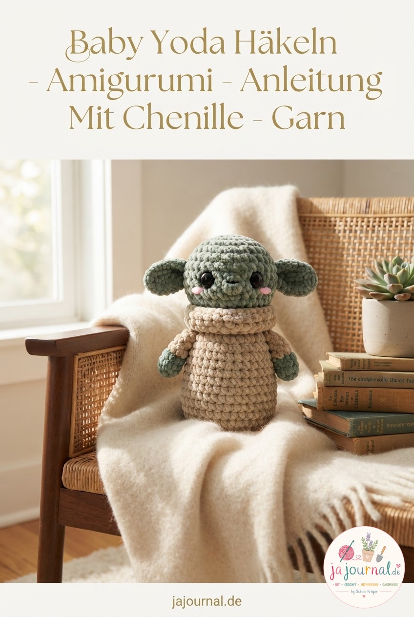 Baby Yoda Häkeln - Amigurumi - Anleitung Mit Chenille - Garn
