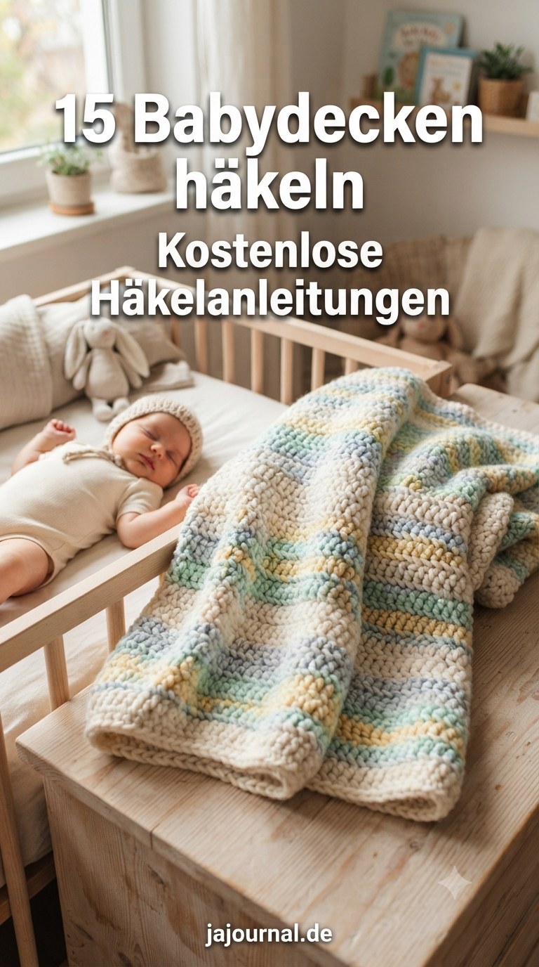 15 Babydecken häkeln - Kostenlose Häkelanleitungen