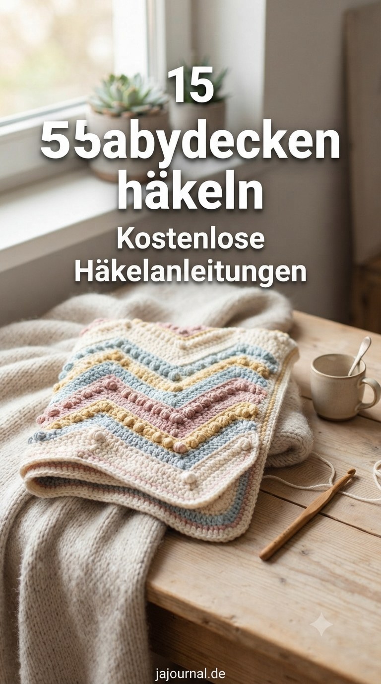 15 Babydecken häkeln - Kostenlose Häkelanleitungen