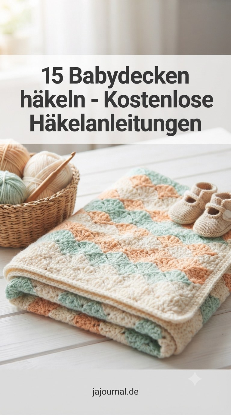 15 Babydecken häkeln - Kostenlose Häkelanleitungen