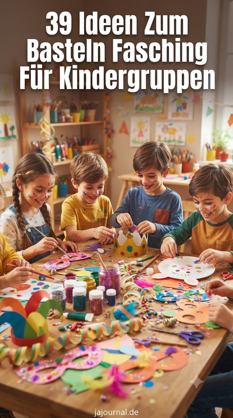 39 Ideen Zum Basteln Fasching Für Kindergruppen