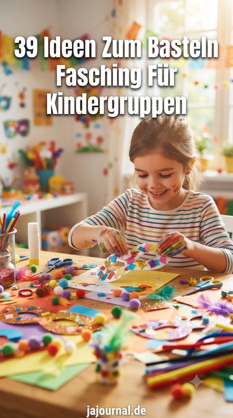 39 Ideen Zum Basteln Fasching Für Kindergruppen
