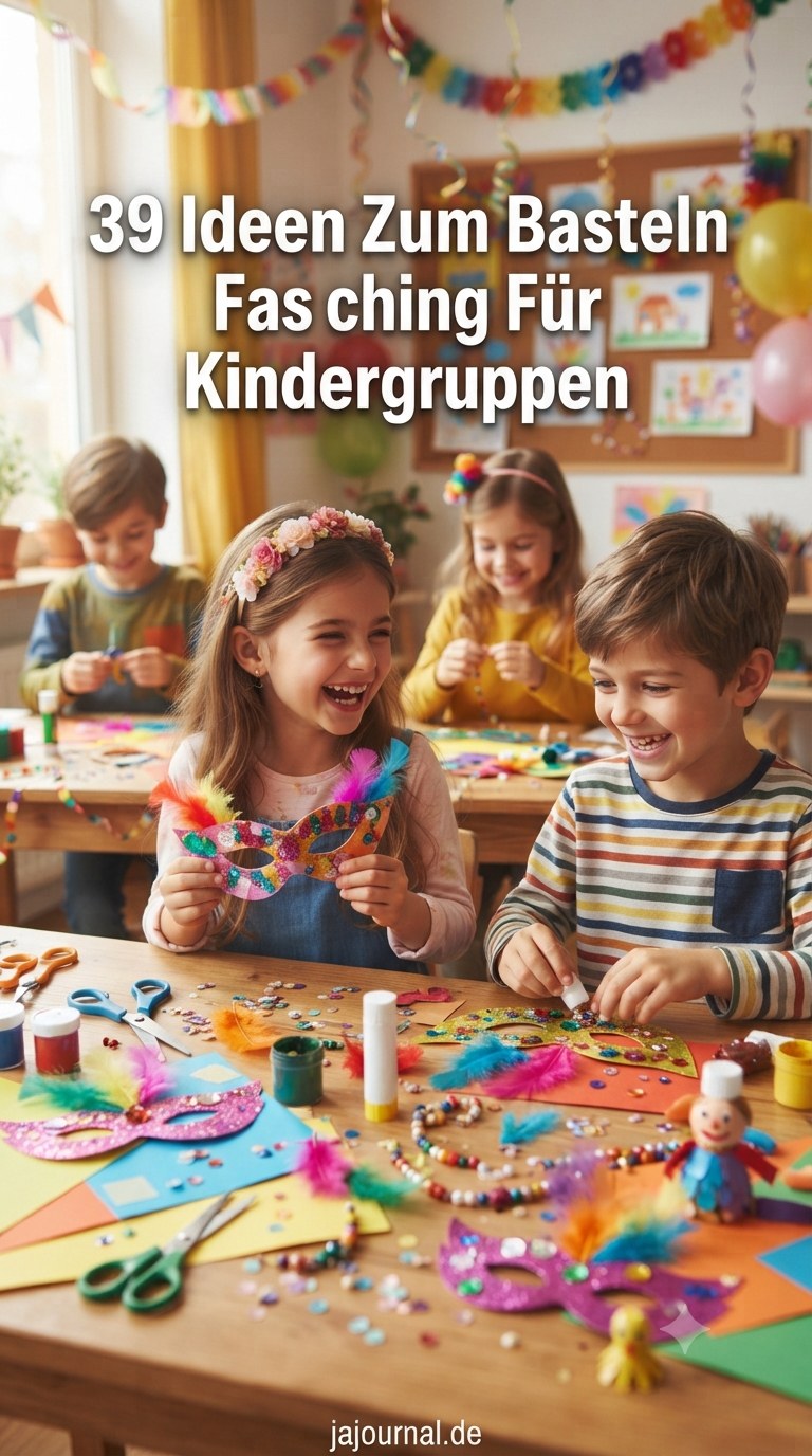 39 Ideen Zum Basteln Fasching Für Kindergruppen