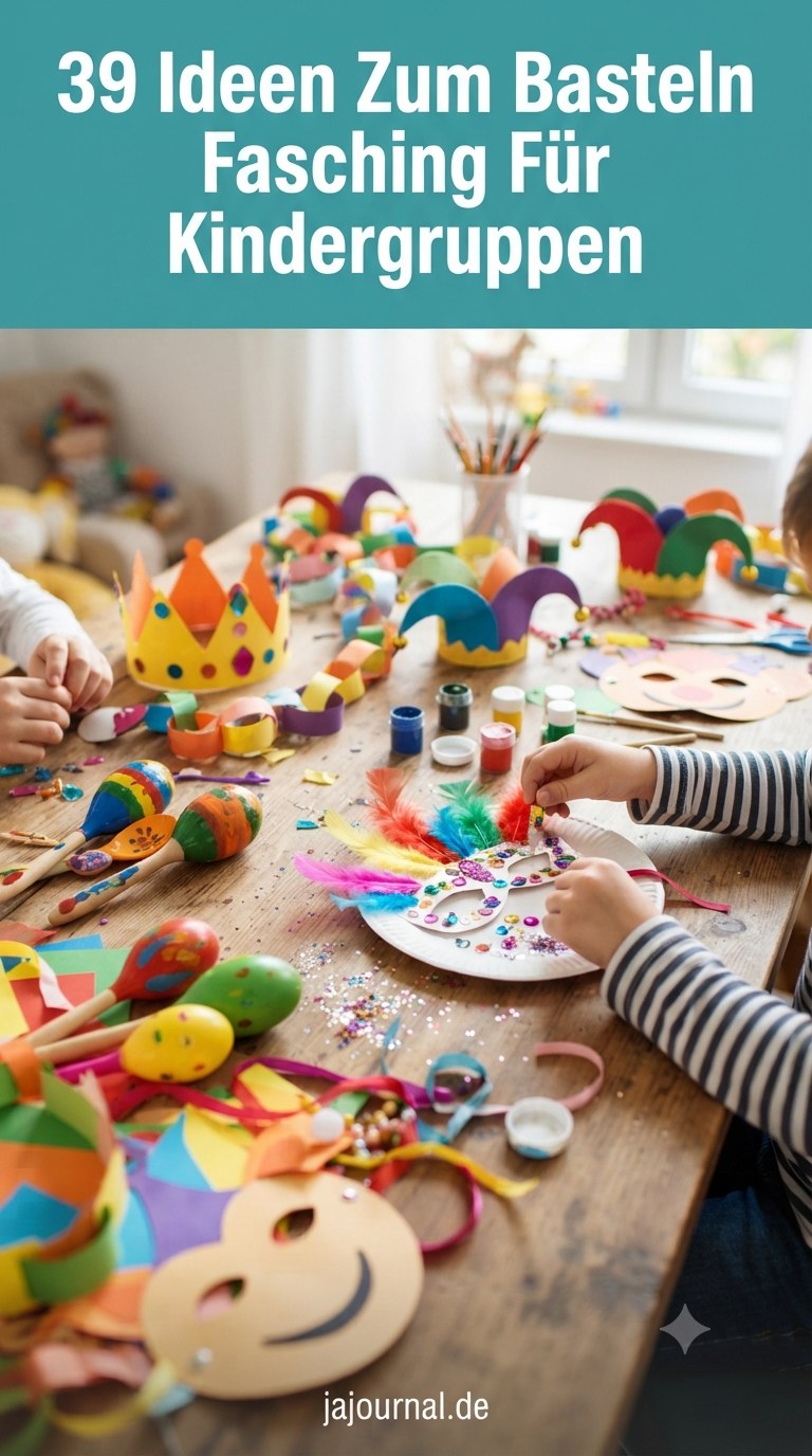 39 Ideen Zum Basteln Fasching Für Kindergruppen