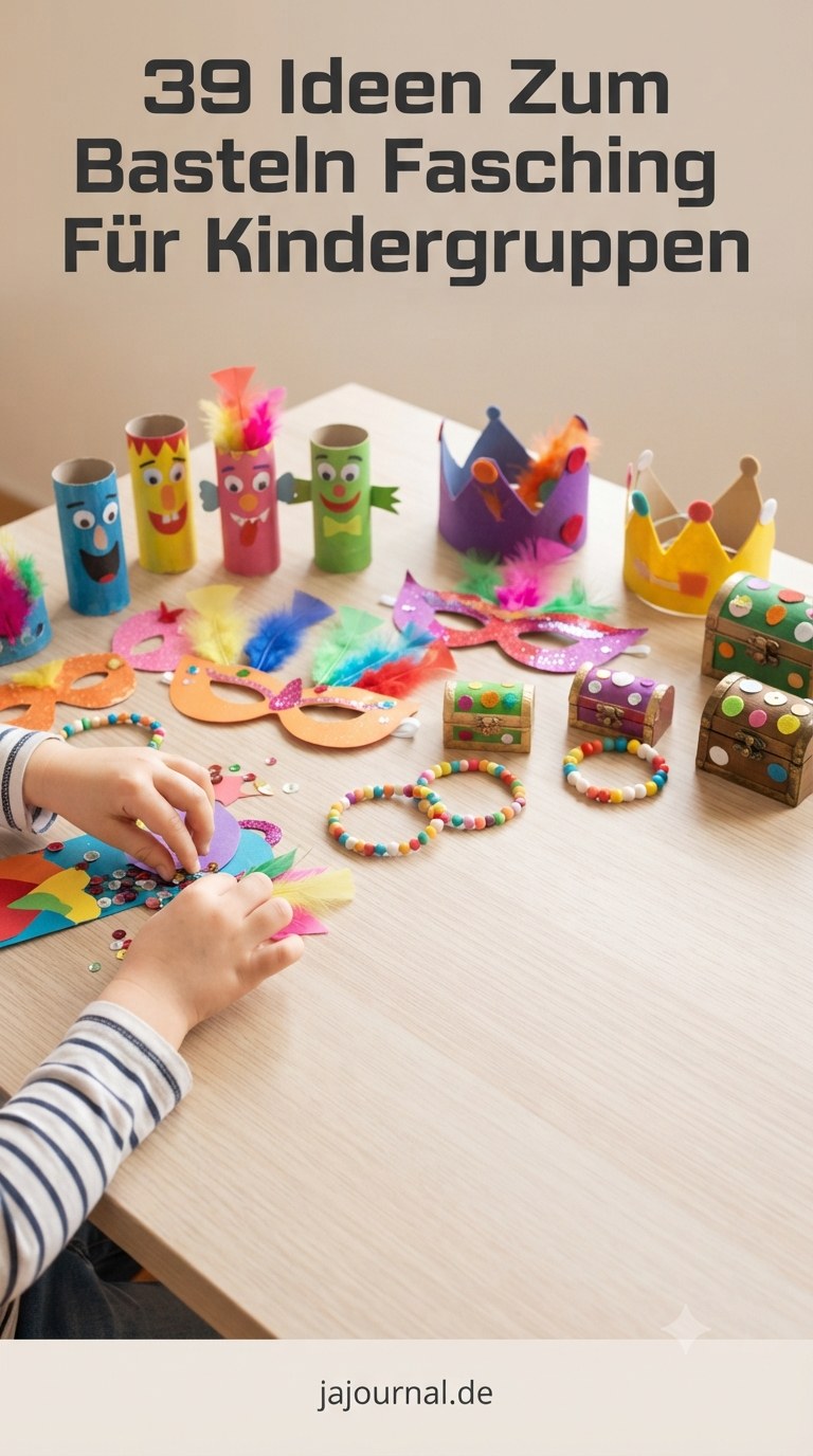 39 Ideen Zum Basteln Fasching Für Kindergruppen