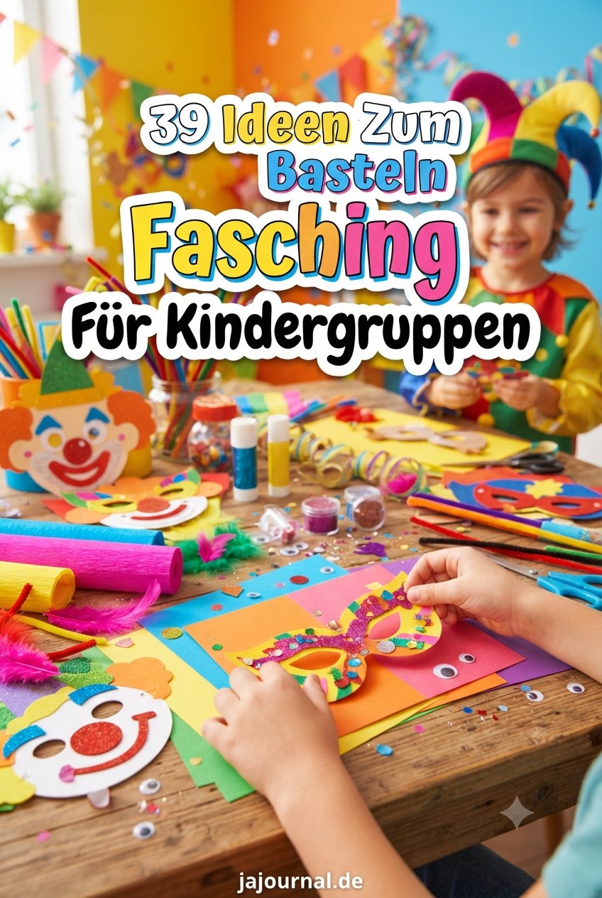 39 Ideen Zum Basteln Fasching Für Kindergruppen