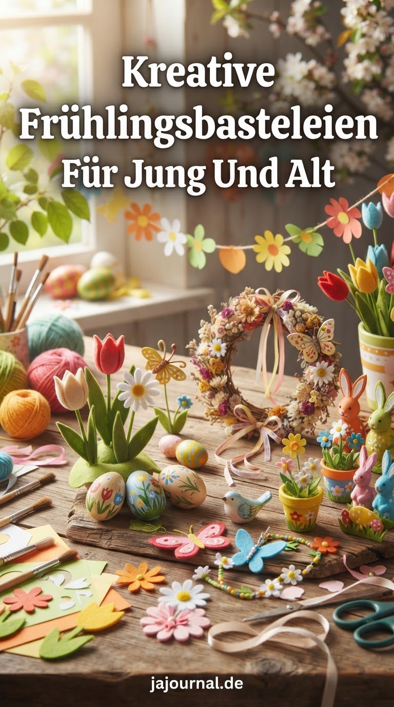Kreative Frühlingsbasteleien Für Jung Und Alt