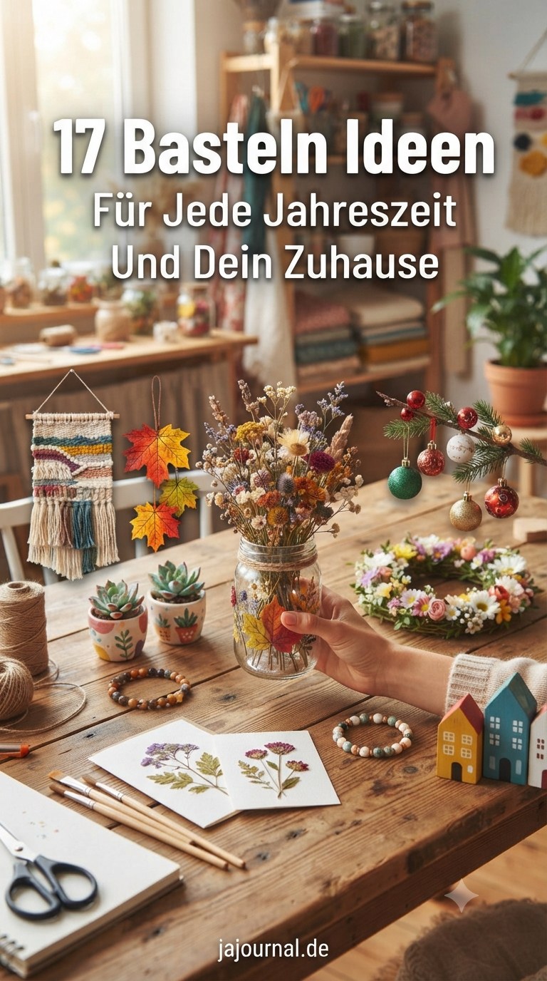 17 Basteln Ideen Für Jede Jahreszeit Und Dein Zuhause