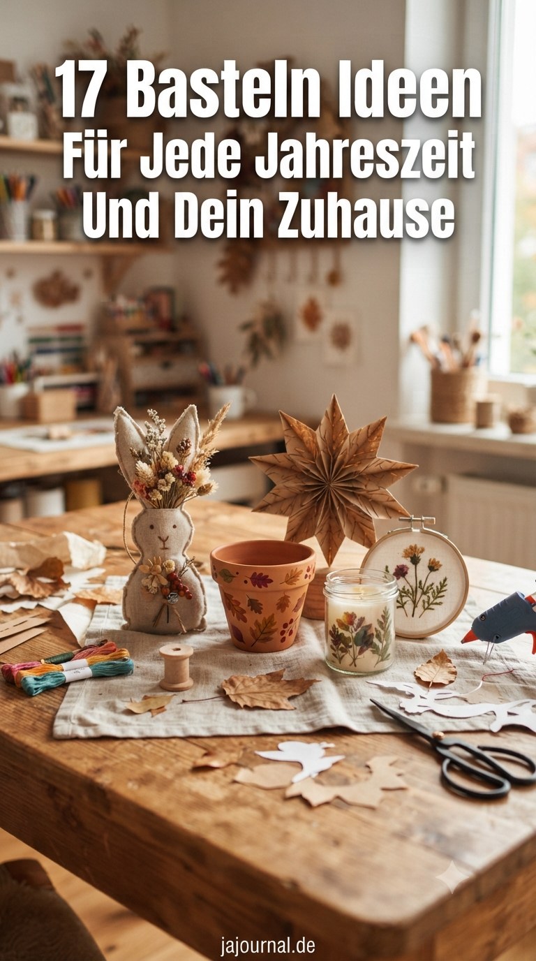 17 Basteln Ideen Für Jede Jahreszeit Und Dein Zuhause