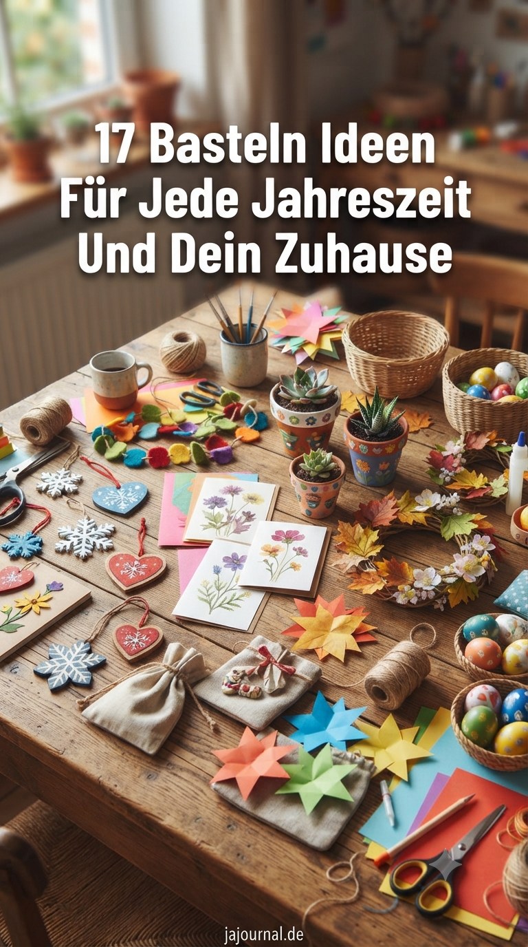 17 Basteln Ideen Für Jede Jahreszeit Und Dein Zuhause