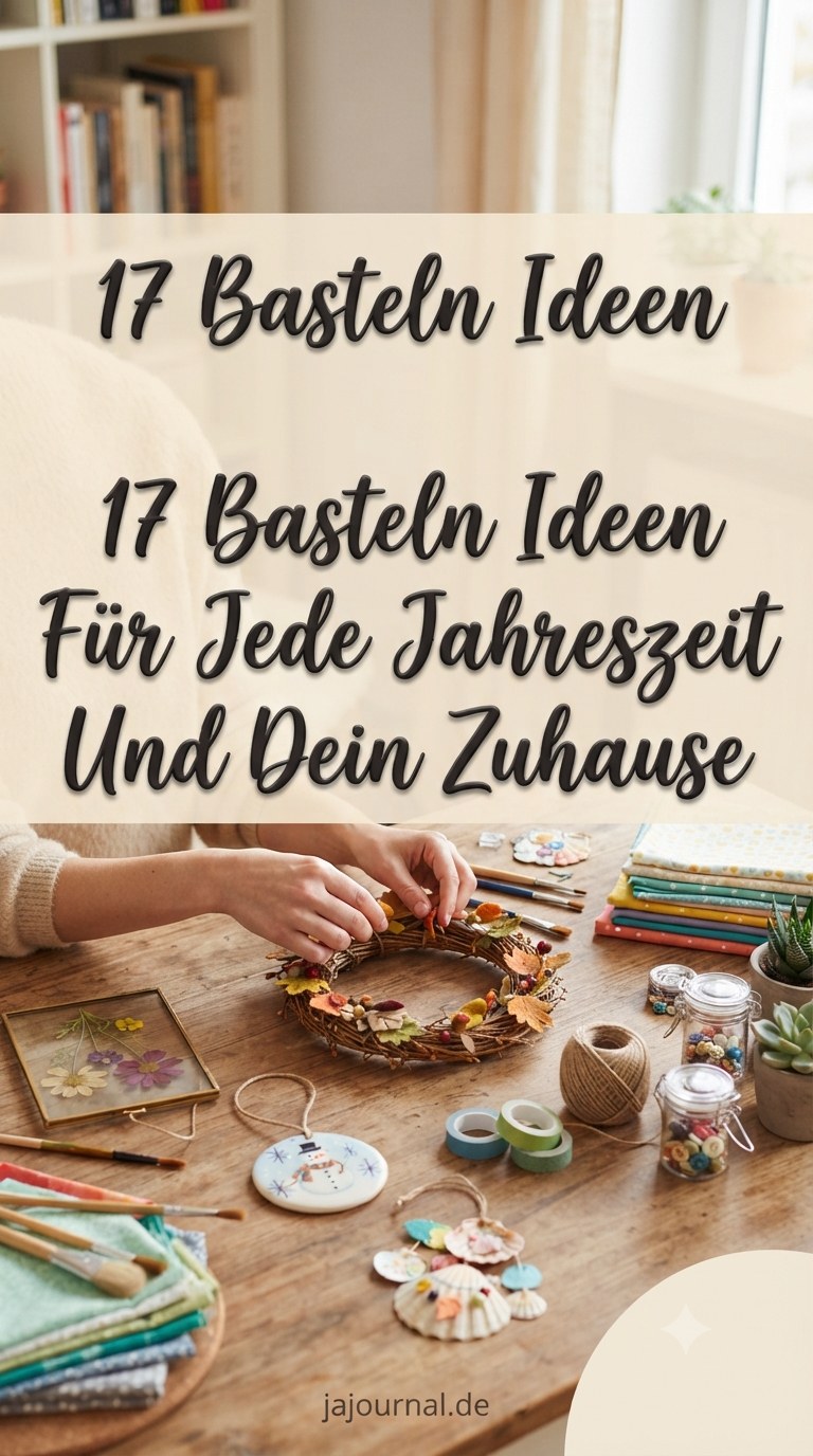 17 Basteln Ideen Für Jede Jahreszeit Und Dein Zuhause