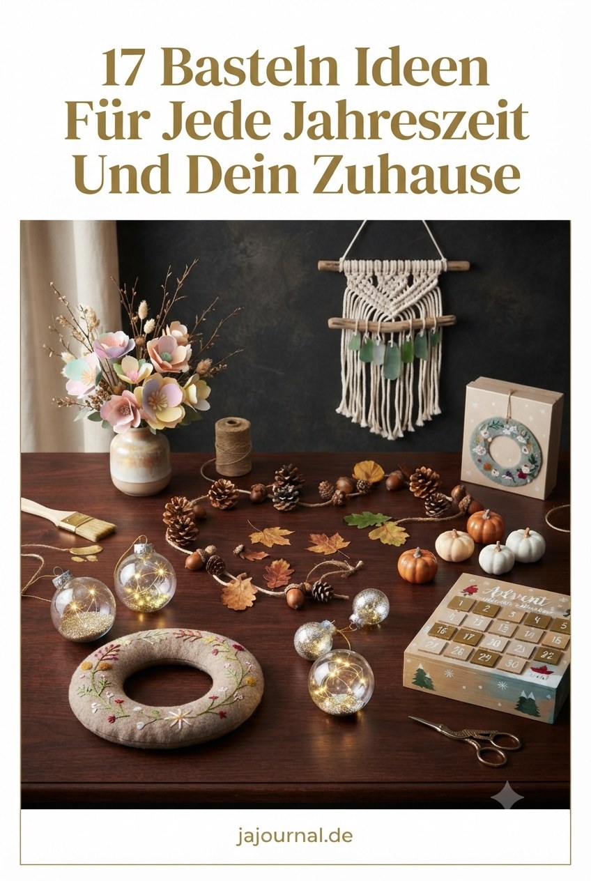 17 Basteln Ideen Für Jede Jahreszeit Und Dein Zuhause