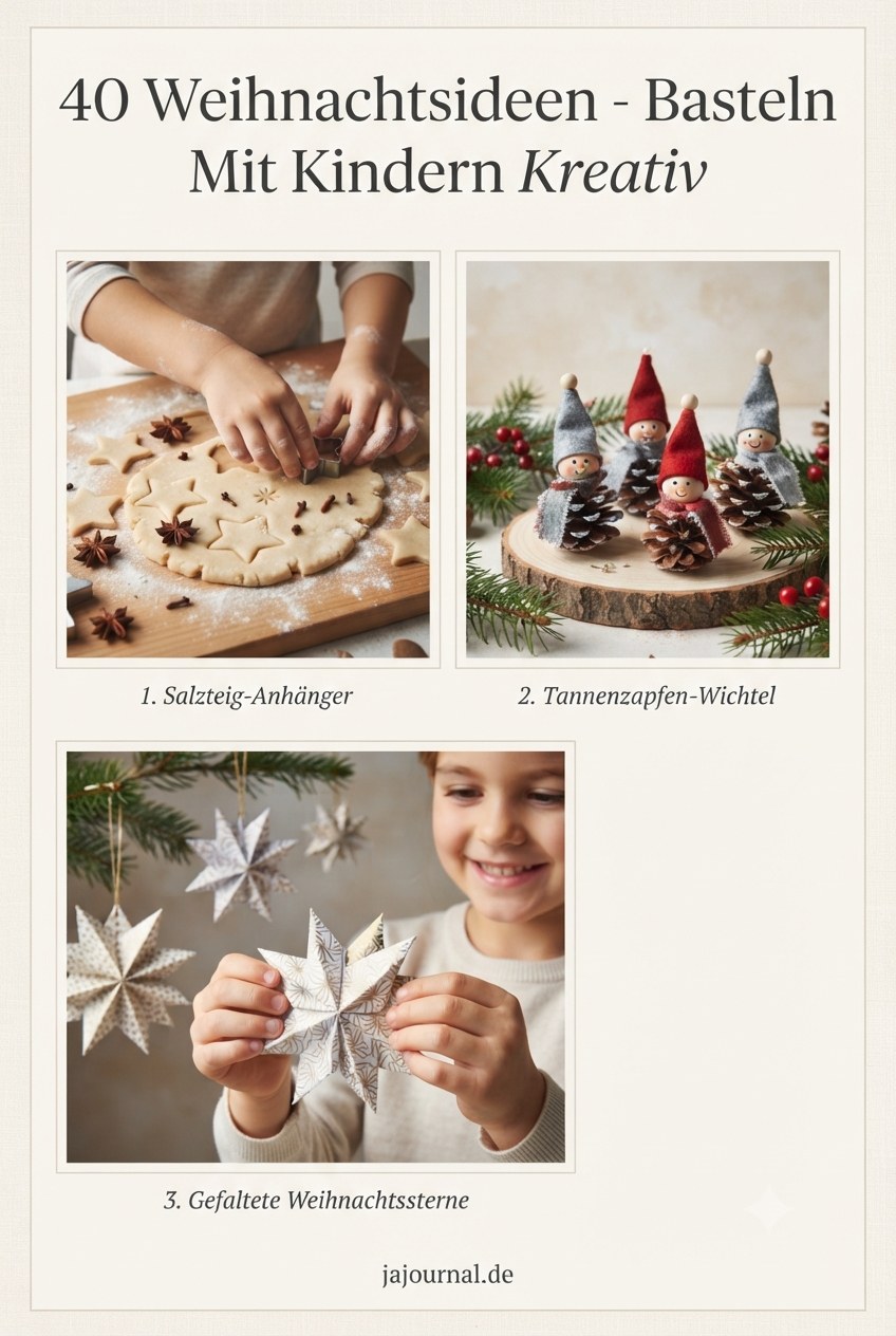 40 Weihnachtsideen - Basteln Mit Kindern Kreativ