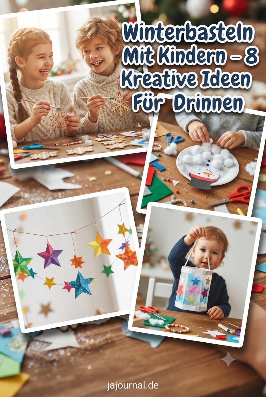 Winterbasteln Mit Kindern - 8 Kreative Ideen Für Drinnen