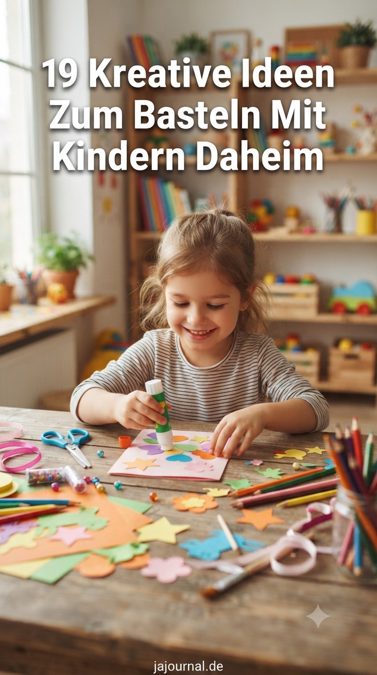 19 Kreative Ideen Zum Basteln Mit Kindern Daheim