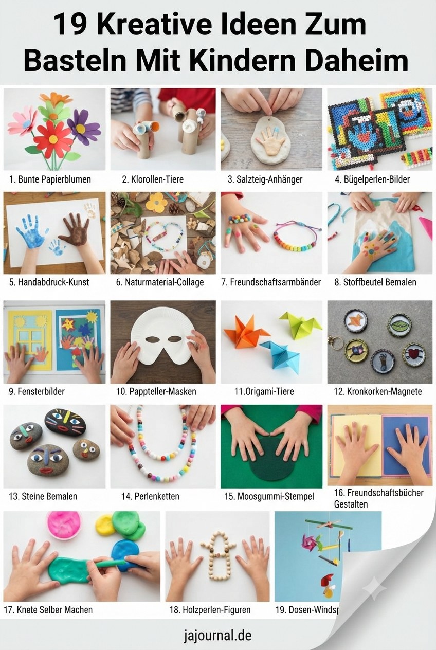 19 Kreative Ideen Zum Basteln Mit Kindern Daheim