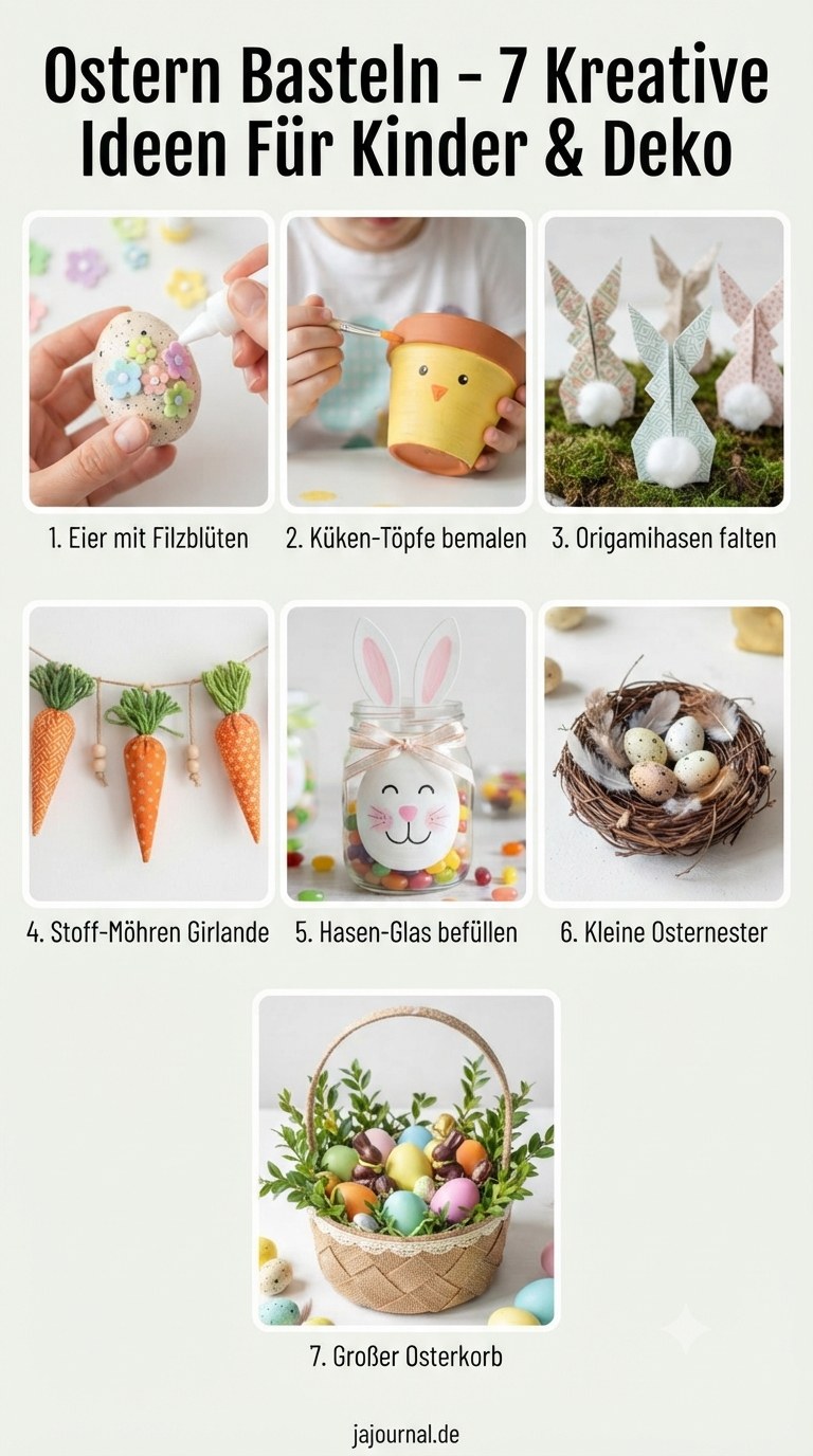 Ostern Basteln - 7 Kreative Ideen Für Kinder & Deko