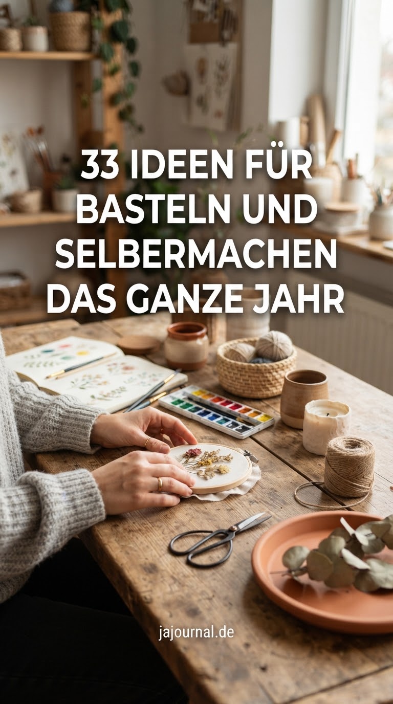 33 Ideen Für Basteln Und Selbermachen Das Ganze Jahr