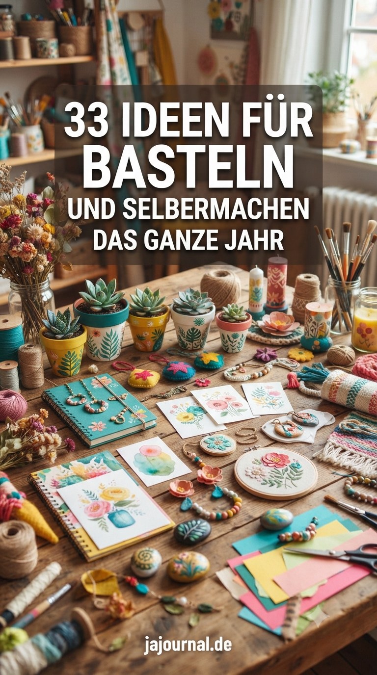 33 Ideen Für Basteln Und Selbermachen Das Ganze Jahr