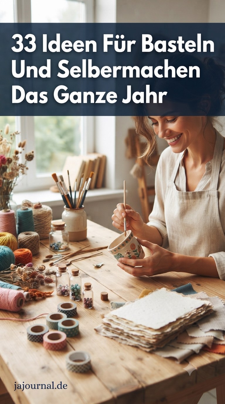 33 Ideen Für Basteln Und Selbermachen Das Ganze Jahr