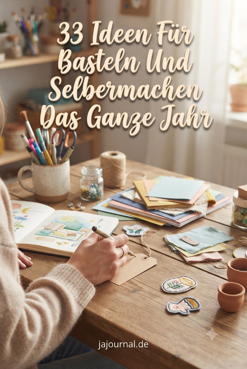 33 Ideen Für Basteln Und Selbermachen Das Ganze Jahr