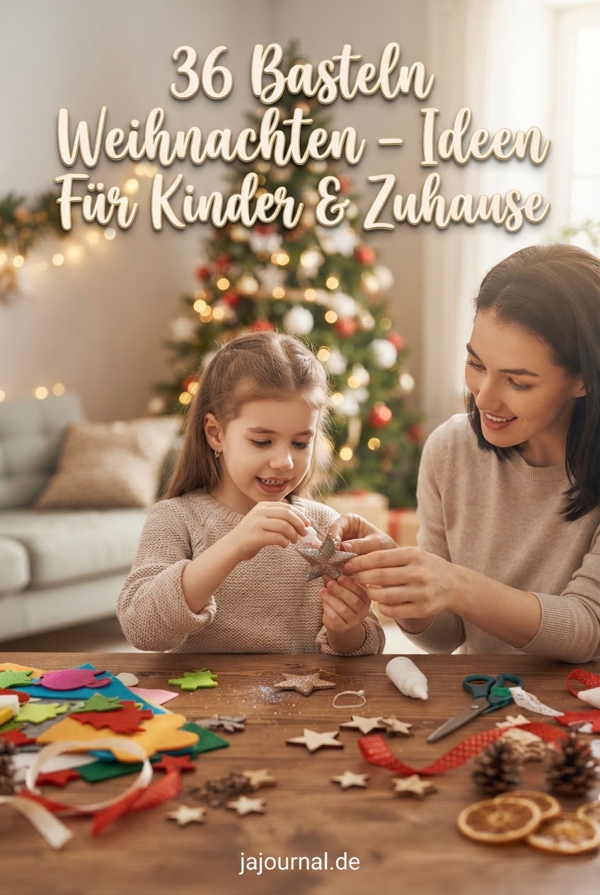 36 Basteln Weihnachten - Ideen Für Kinder & Zuhause